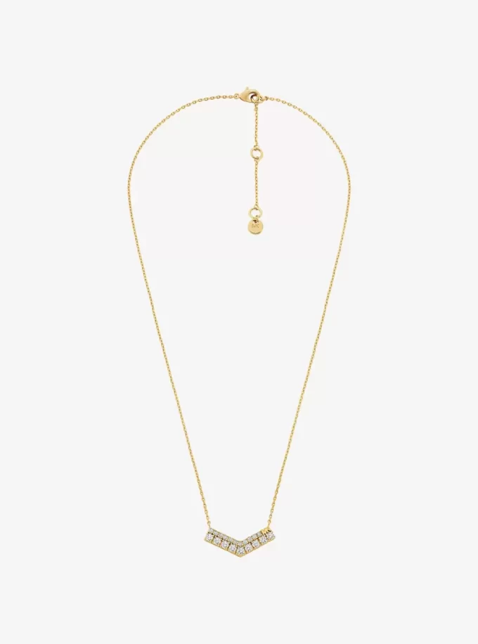 Pavé Chevron Necklace Pavé Chevron Necklace