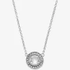 Pavé Halo Necklace