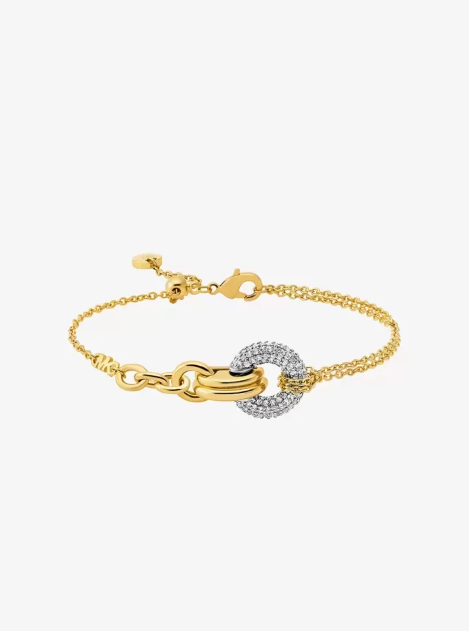 Pavé Interlocking Hoop Bracelet Pavé Interlocking Hoop Bracelet
