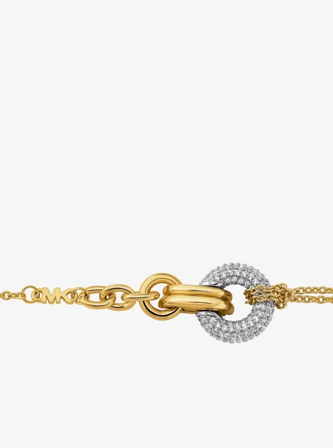 Pavé Interlocking Hoop Bracelet Pavé Interlocking Hoop Bracelet