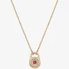 Pavé Lock Necklace