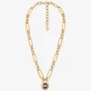 Pavé Lock Necklace