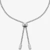 Pavé Lock Slider Bracelet