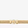 Pavé Logo Foxtail Chain Necklace