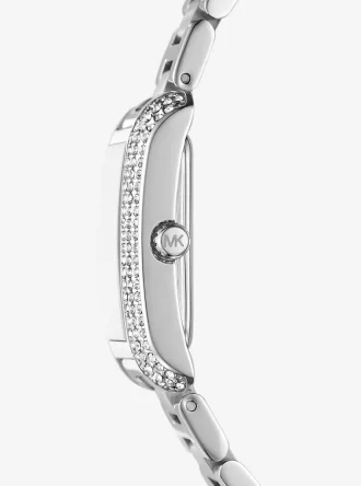 Petite Emery Silver-Tone Watch and Jewelry Gift Set