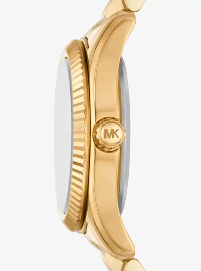 Petite Lexington Pavé Gold-Tone Watch