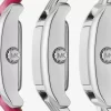 Petite Monroe Two-Tone and Crocodile-Embossed Leather Watch Strap Set