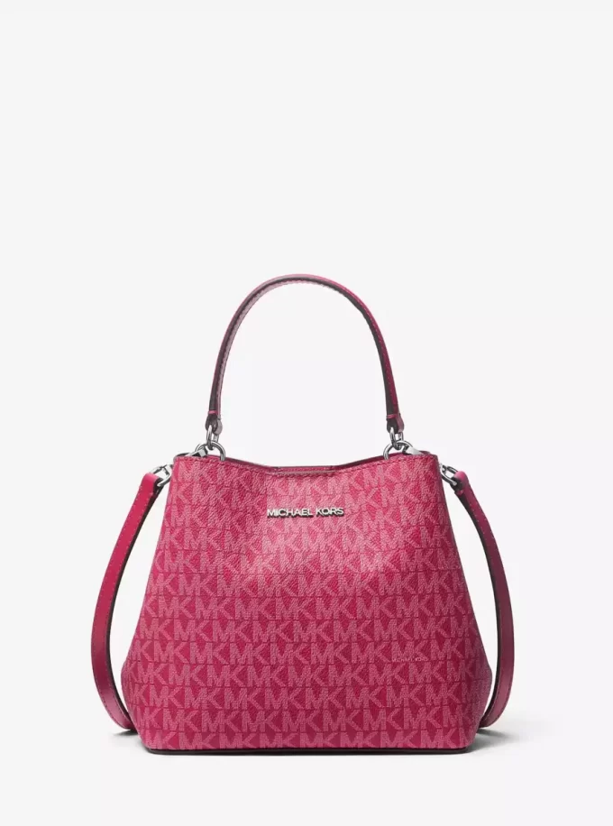 Pratt Small Signature Logo Convertible Shoulder Bag