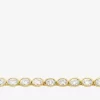 Precious Metal-Plated Cubic Zirconia Tennis Necklace