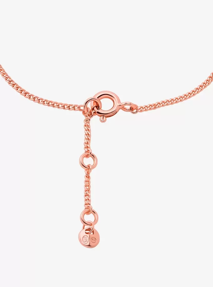 Precious Metal-Plated Sterling Silver Heart Bracelet