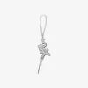 Puffy Logo Metallic Leather Bag Charm Puffy Logo Metallic Leather Bag Charm