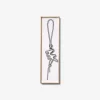 Puffy Logo Metallic Leather Bag Charm Puffy Logo Metallic Leather Bag Charm