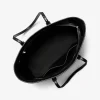 Quinn Large Metallic Signature Logo Tote Bag
