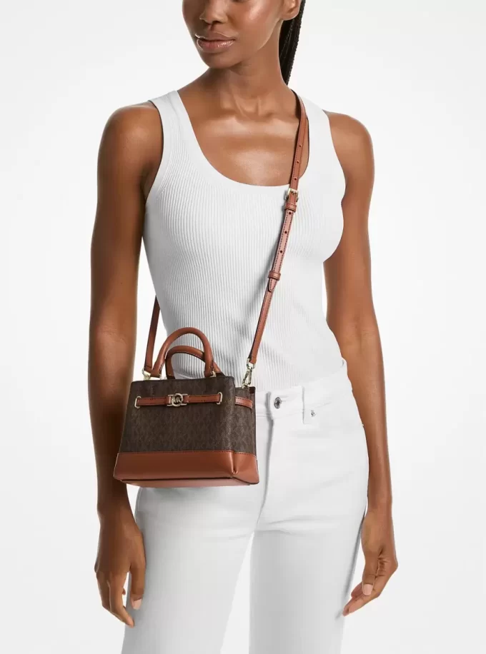 Reed Extra-Small Signature Logo Satchel