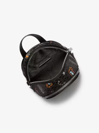 Rhea Extra-Small Printed Signature Logo Backpack