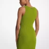 Ribbed Stretch Viscose Tank Dress