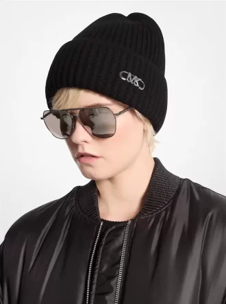 Ribbed Stretch Wool Beanie Hat Ribbed Stretch Wool Beanie Hat