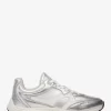 Riley Metallic Leather Trainer