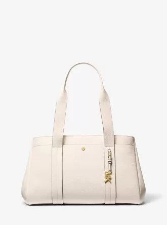 Romee Large Pebbled Leather Tote Bag