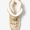 Romey Metallic Lace-Up Boot