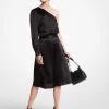 Satin One-Shoulder Top