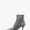 Selina Burnished Leather Ankle Boot