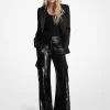 Sequined Georgette Cargo Pants Sequined Georgette Cargo Pants