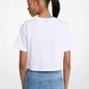 Sequined Graphic Cotton T-Shirt
