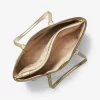 Sheila Large Metallic Tote Bag