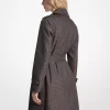 Signature Logo Cotton Blend Belted Trench Coat