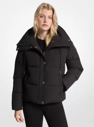 Signature Logo Quilted Puffer Jacket