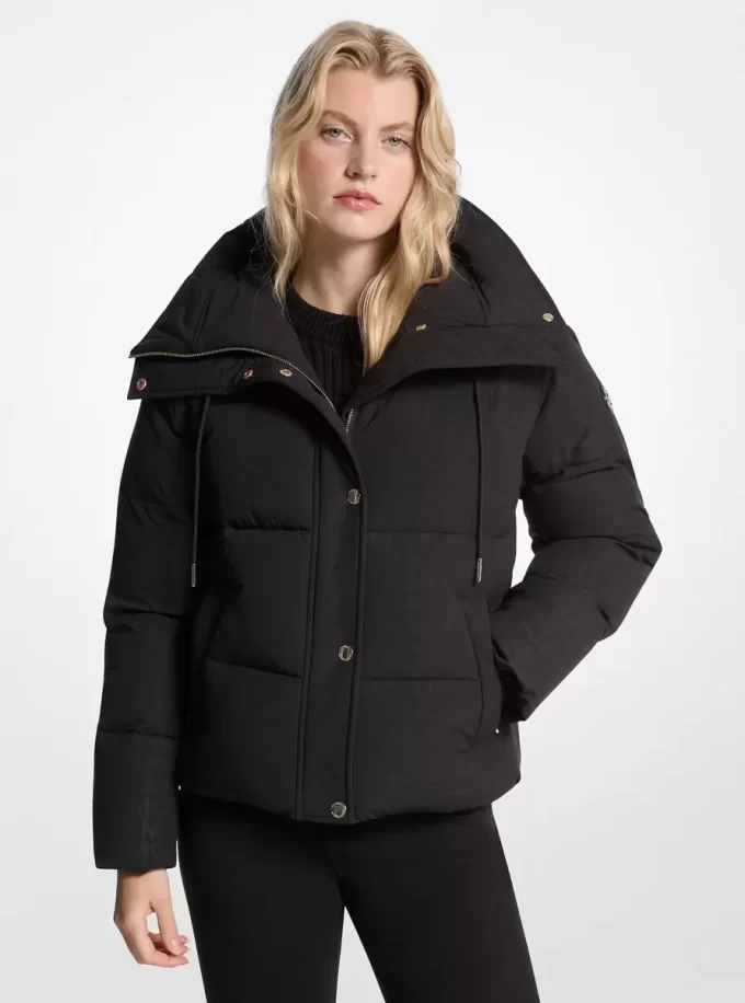 Signature Logo Quilted Puffer Jacket
