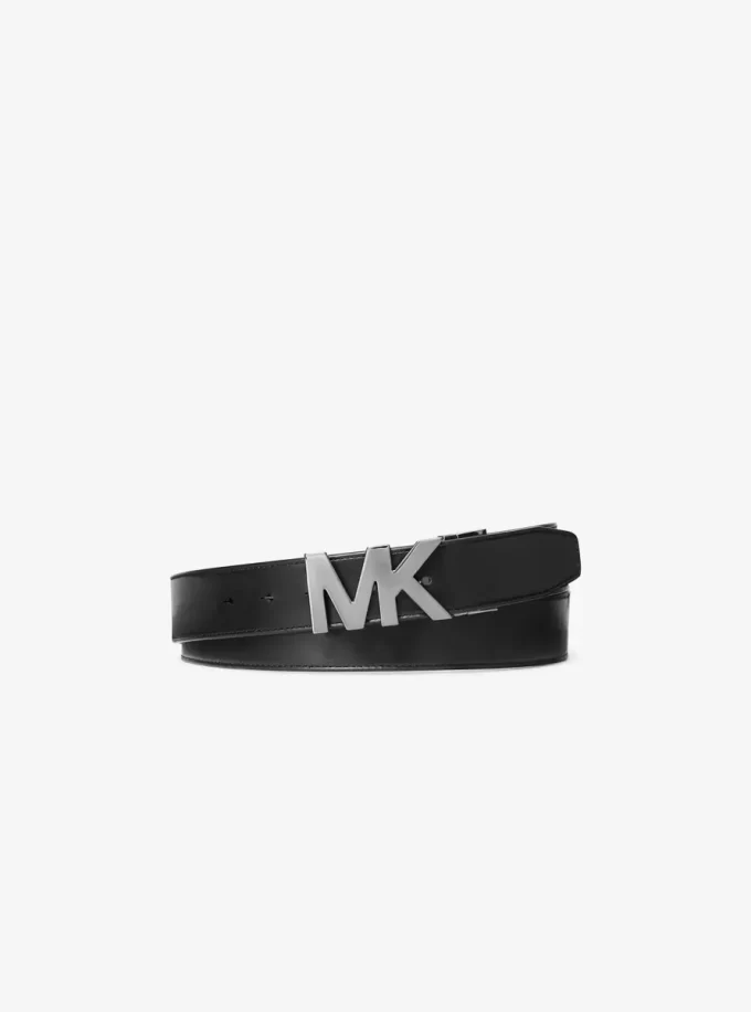 Signature Logo Wallet and Reversible Belt Gift Set