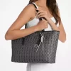 Silver-Tone and Metallic Braided Cord Bag Charm Silver-Tone and Metallic Braided Cord Bag Charm