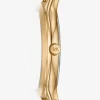 Slim Runway Gold-Tone Curb-Link Watch