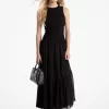 Smocked Georgette Tank Dress