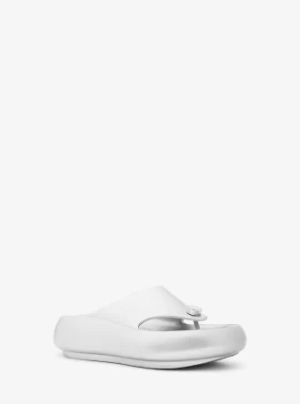 Splash Metallic Platform Sandal