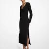 Stretch Matte Jersey Midi Dress