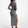 Stretch Wool Ruched Dress