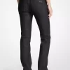 Studded Stretch Denim Cigarette Jeans