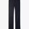 Studded Stretch Denim Cigarette Jeans