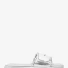 Suki Metallic Slide Sandal
