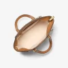 Taryn Small Signature Logo and Leather Convertible Crossbody Bag