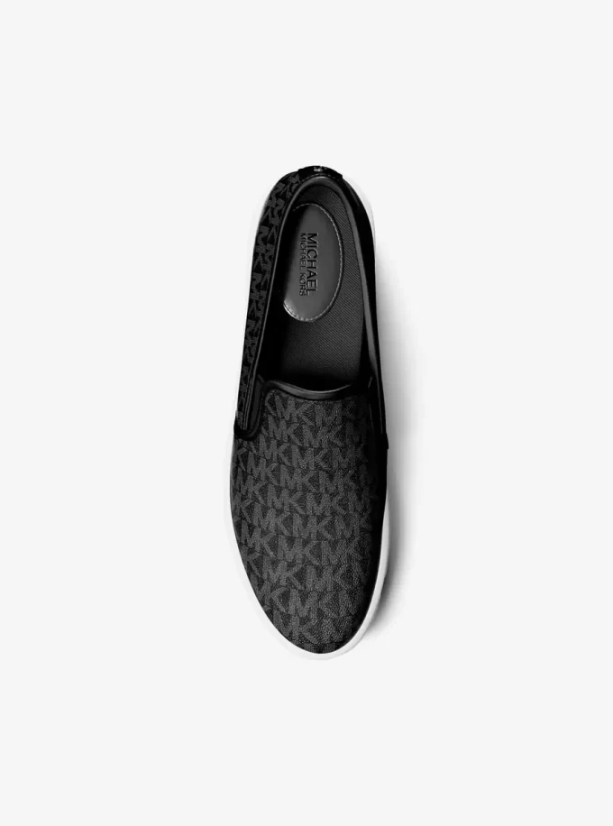 Teddi Signature Logo Slip-On Sneaker