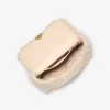 Tribeca Large Faux Shearling Shoulder Bag