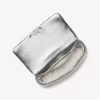 Tribeca Large Metallic Quilted Leather Shoulder Bag