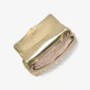 Tribeca Medium Metallic Leather Satchel