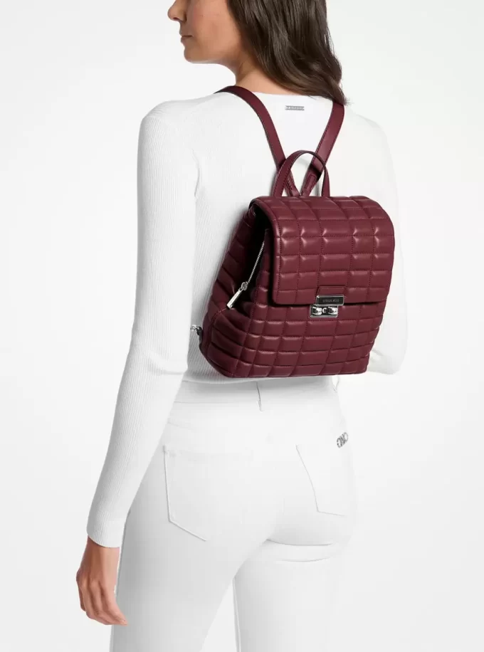 Tribeca Small Quilted Leather Backpack Tribeca Small Quilted Leather Backpack