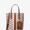 Vincent Small Logo Jacquard Convertible Tote Bag with Card Case