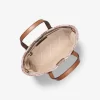 Vincent Small Logo Jacquard Convertible Tote Bag with Card Case
